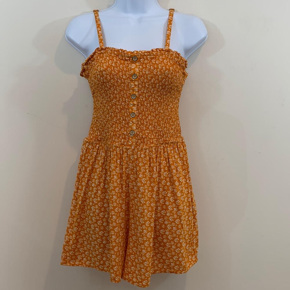 Wild Fable Floral Sleeveless Shorts Romper  Size M